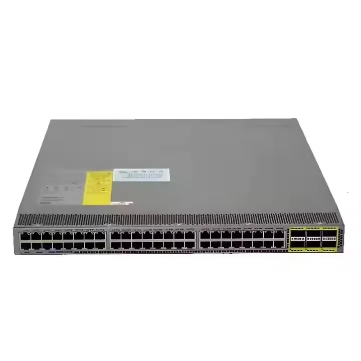 N3K-C3064TQ-10GT Used Cisco Nexus Switch 48 Port 10Gb  RJ45 4P 40GbE QSFP+ Layer 3 Gigabit Ethernet Switch N3K-C3064TQ-10GT