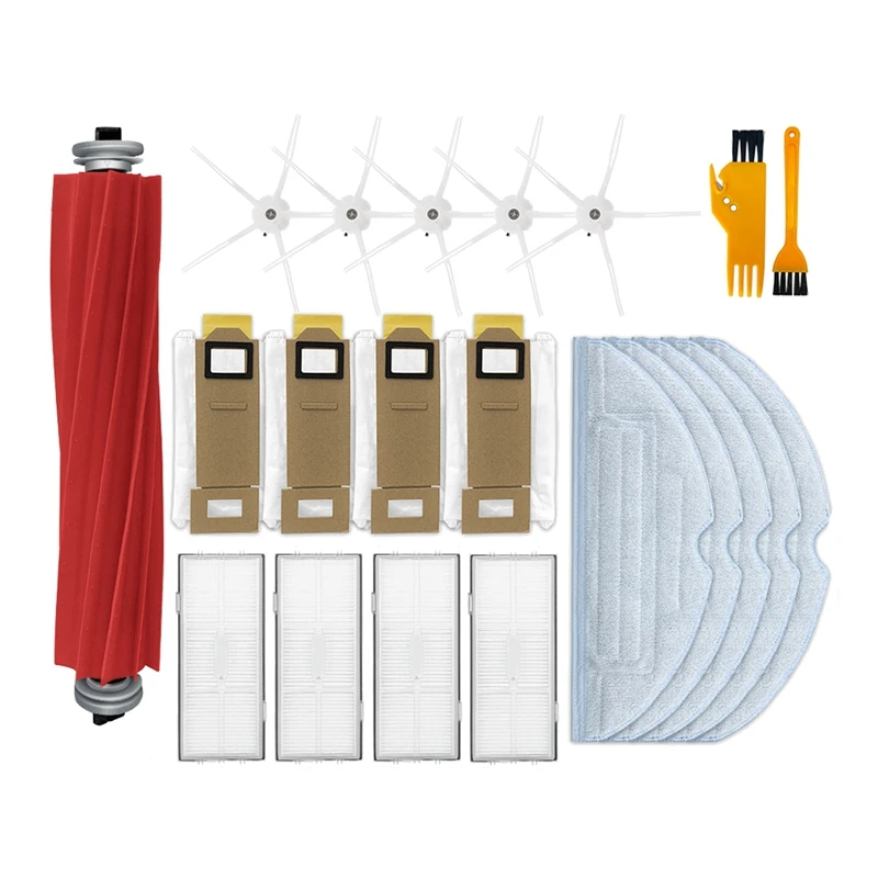 Xiaomi Roborock掃除機アクセサリー,スペアパーツ,HEPAフィルター,サイドブラシ,s7,t7s,7plus用モップクロス