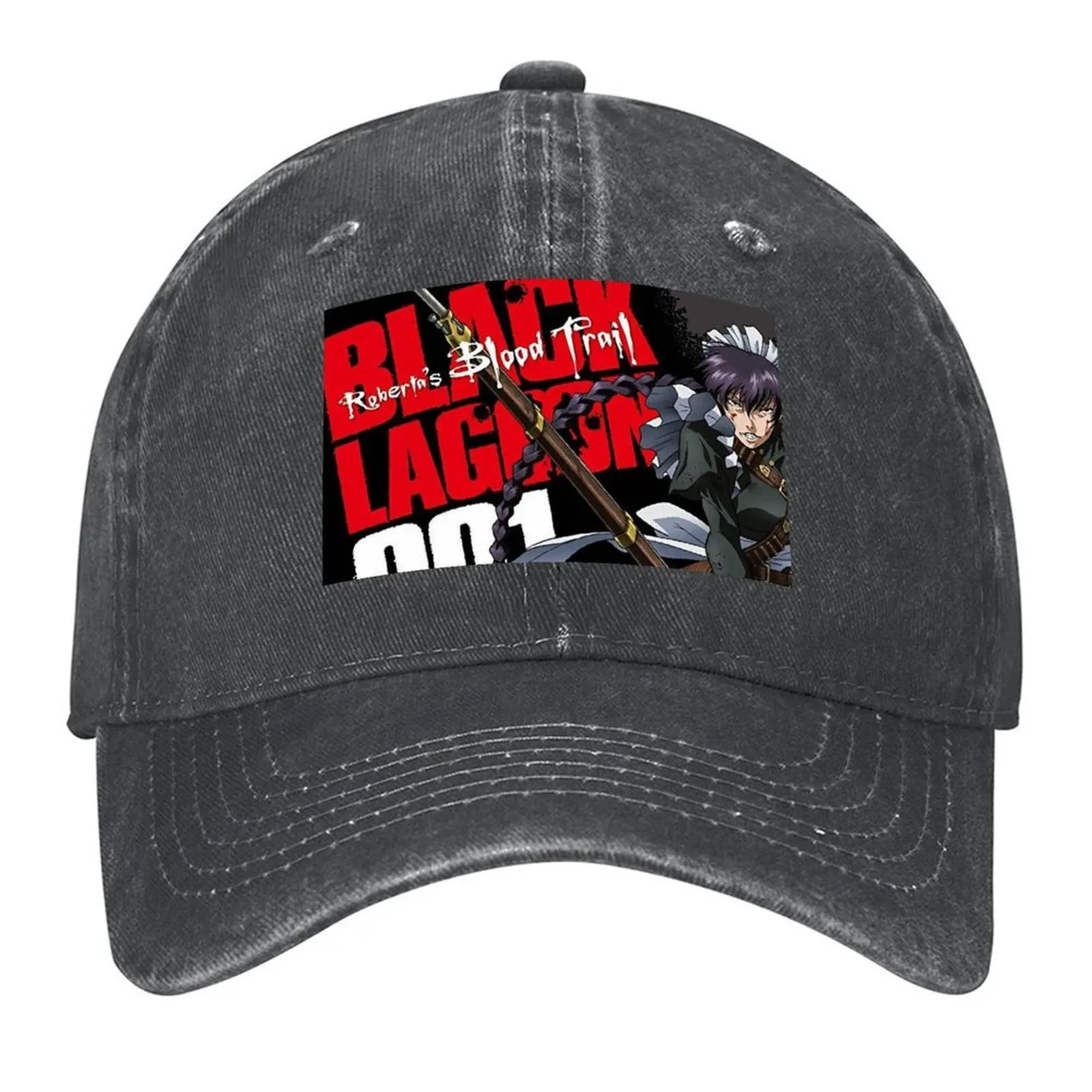 

Black Lagoon Anime Baseball Cap Beach Bag Cosplay custom caps Rave Baseball Men Women's