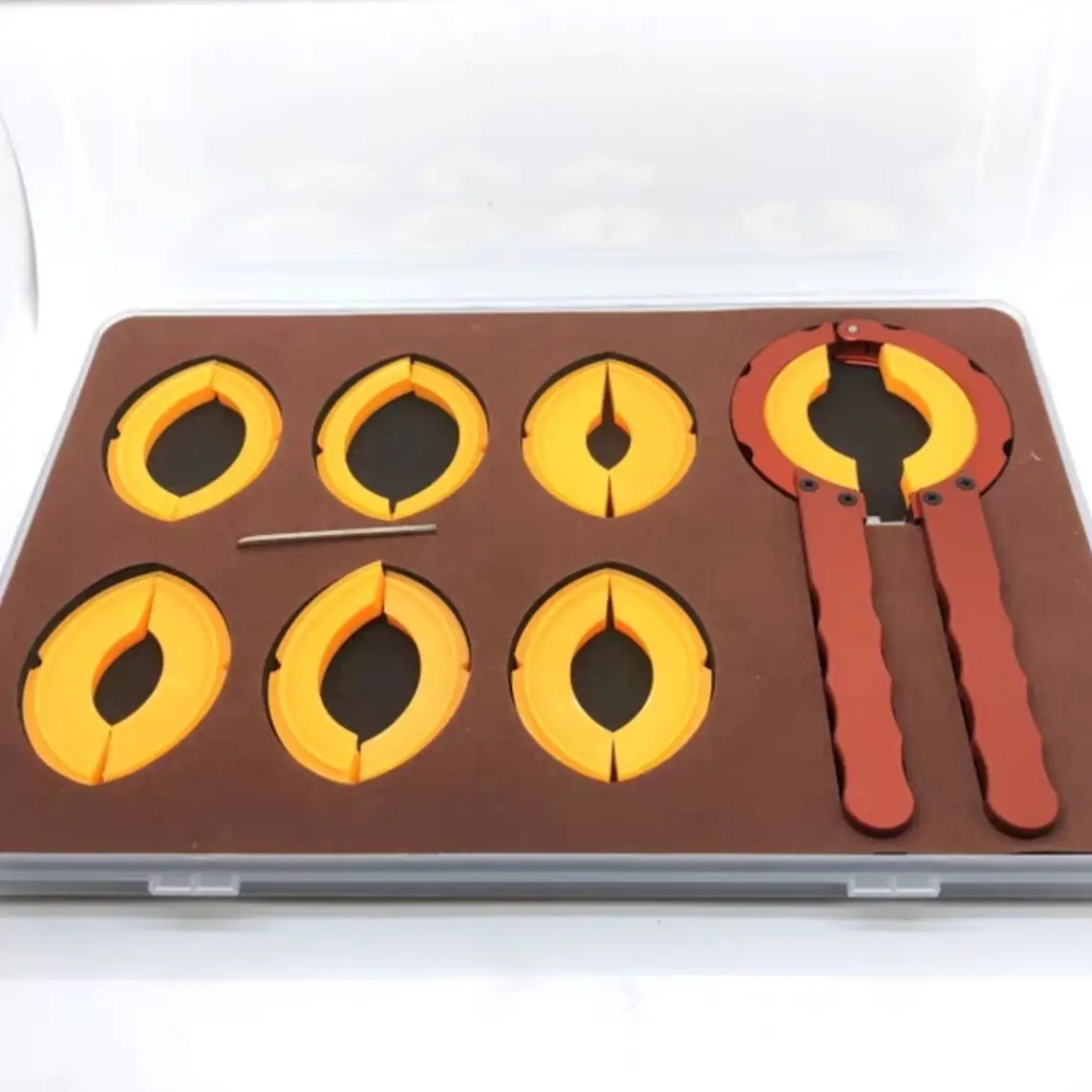 

Watch repair tool opens the outer ring of the watch, which is a special tool for watch repairers