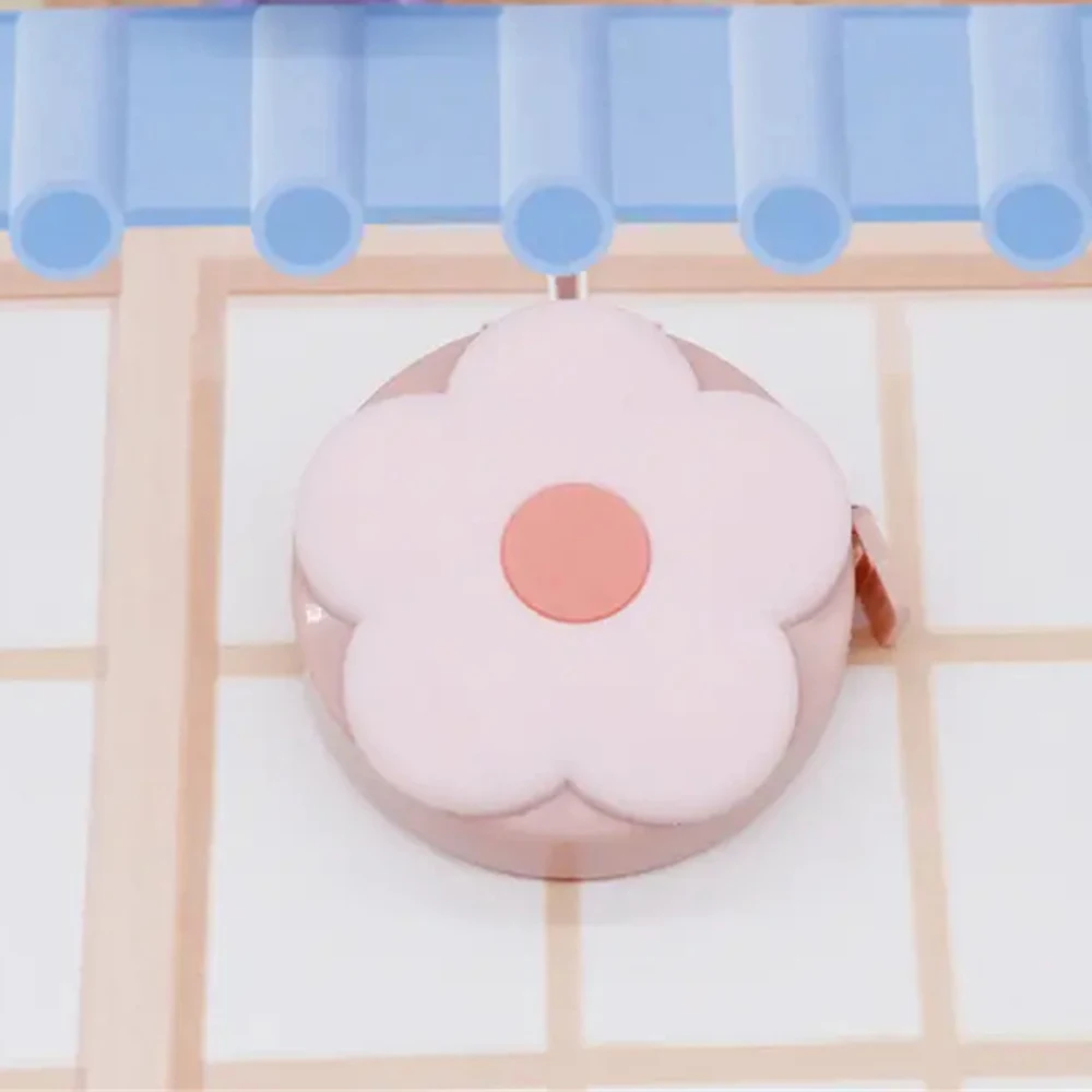 1pc Macaron Cute Mini Measuring Ruler Portable Retractable Ruler Students' Height Ruler150cm/4.92ft