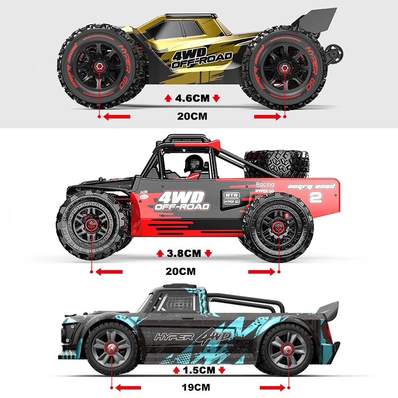 MJX Hyper Go 14210 14209 Brushless RC Car 3S Professional Remote Control Off-road Racing High Speed Electric Toy Truck for Kids