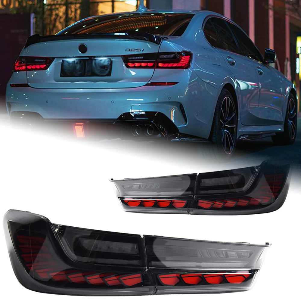 Car Lights for BMW G20 LED Tail Light 3 Series 320i 325i 330i 335i G80 Rear Lamp M3 Drl Stop Brake Animation Start Automotive