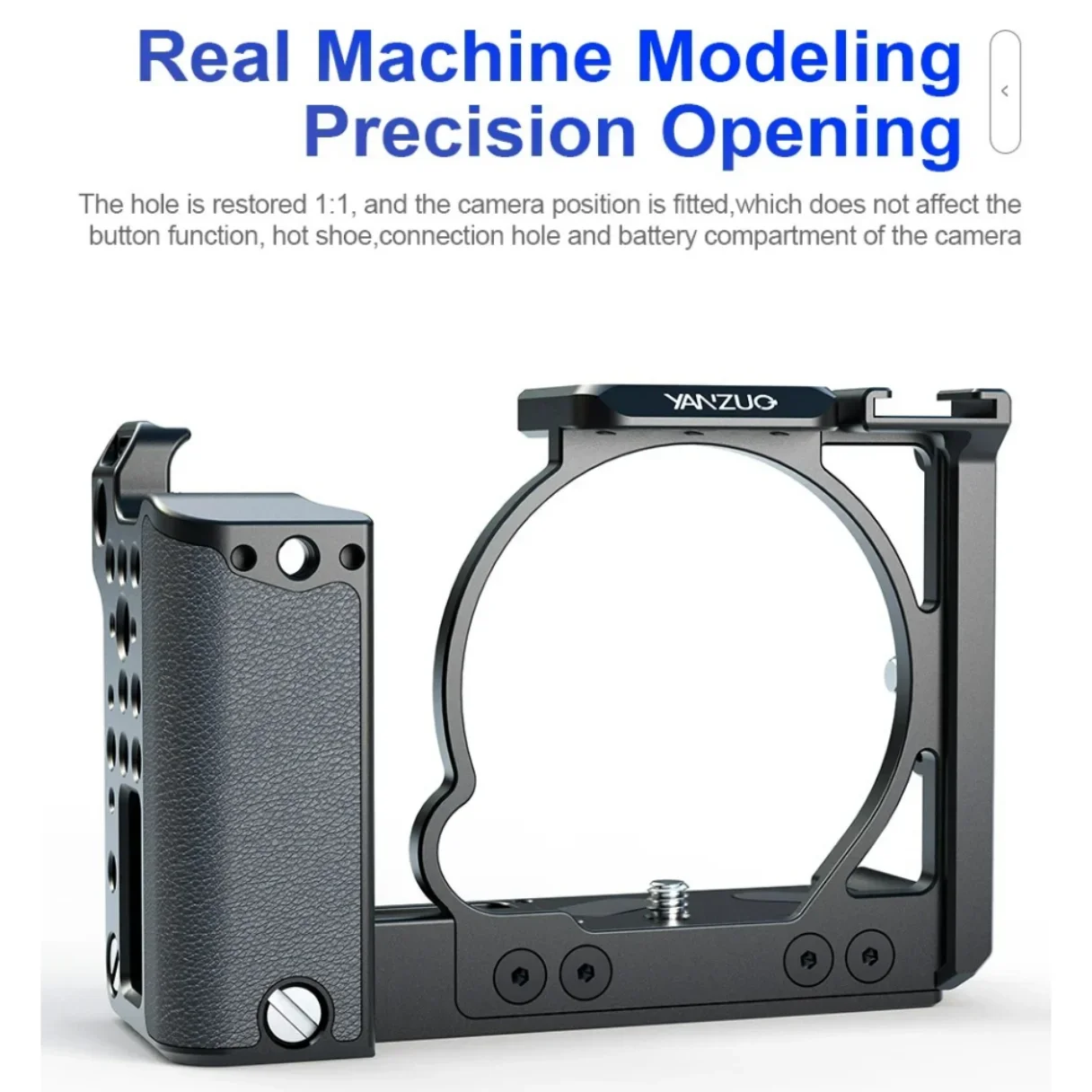 YANZUO camera Cage MetalCage For Sigma FP FPL camera (Black/Titanium)