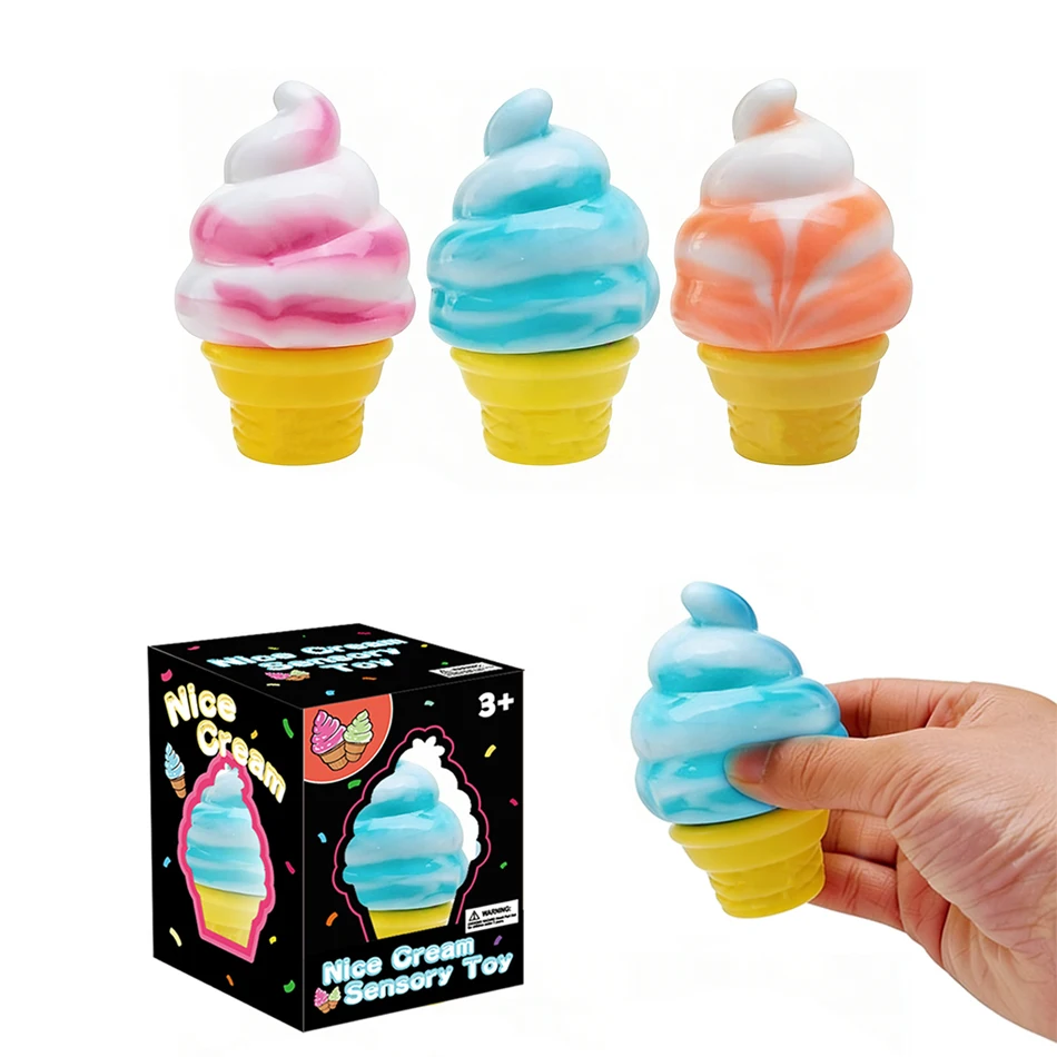 

Need Nice Cube By Schylling Sensory Squeeze Toy Ice Cream Color Squishy Stress Relief Fidget Toys Adults Collectable