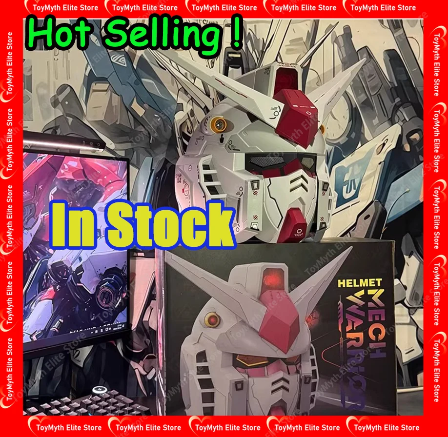 

RX-78-2 Yuan Zu Ganso Luminous Mobile Suit Helmet Cosplay Costume Accessory Comic Exhibition Model Figure Decor Collectible Gift