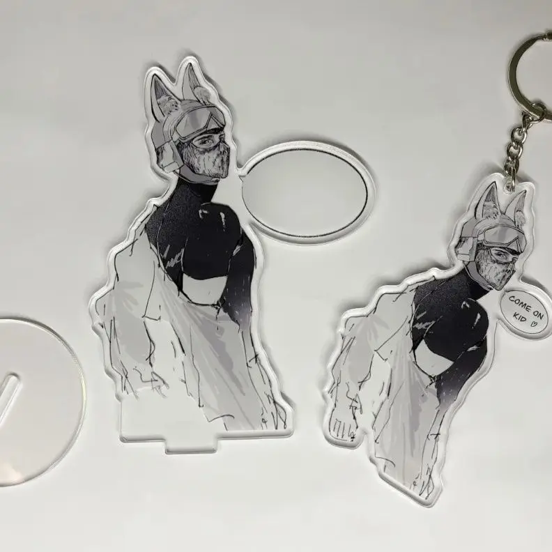 

Anime Call of Duty Keychain Cartoon keegan Acrylic Pendant Keyring Jewelry Backpack Decorations Car Key Chain