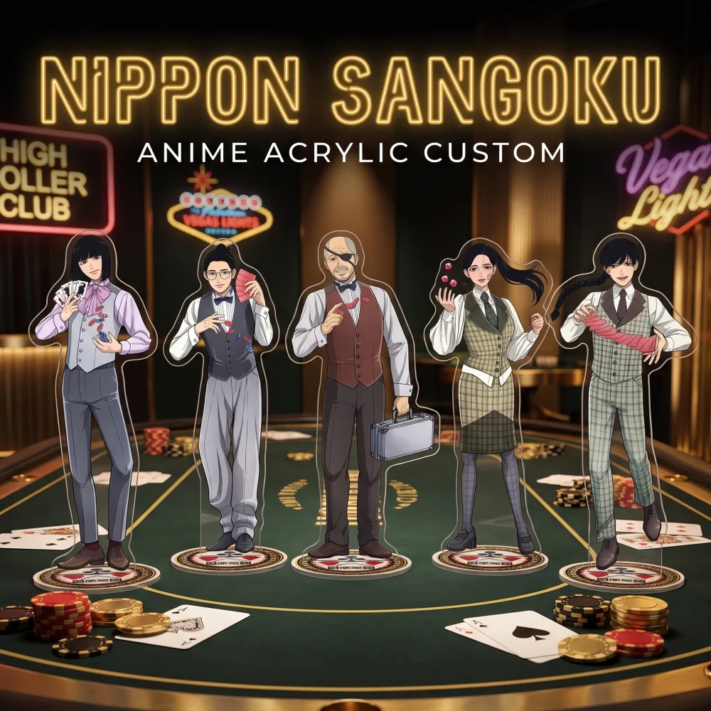 Llavero de Acrílico de Anime Nippon Sangoku, Aoteru Misumi Asama Yoshitsune