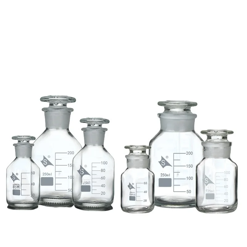 Glass Reagent Neutral Material Large Wide Frosted Fine Small Glass General M