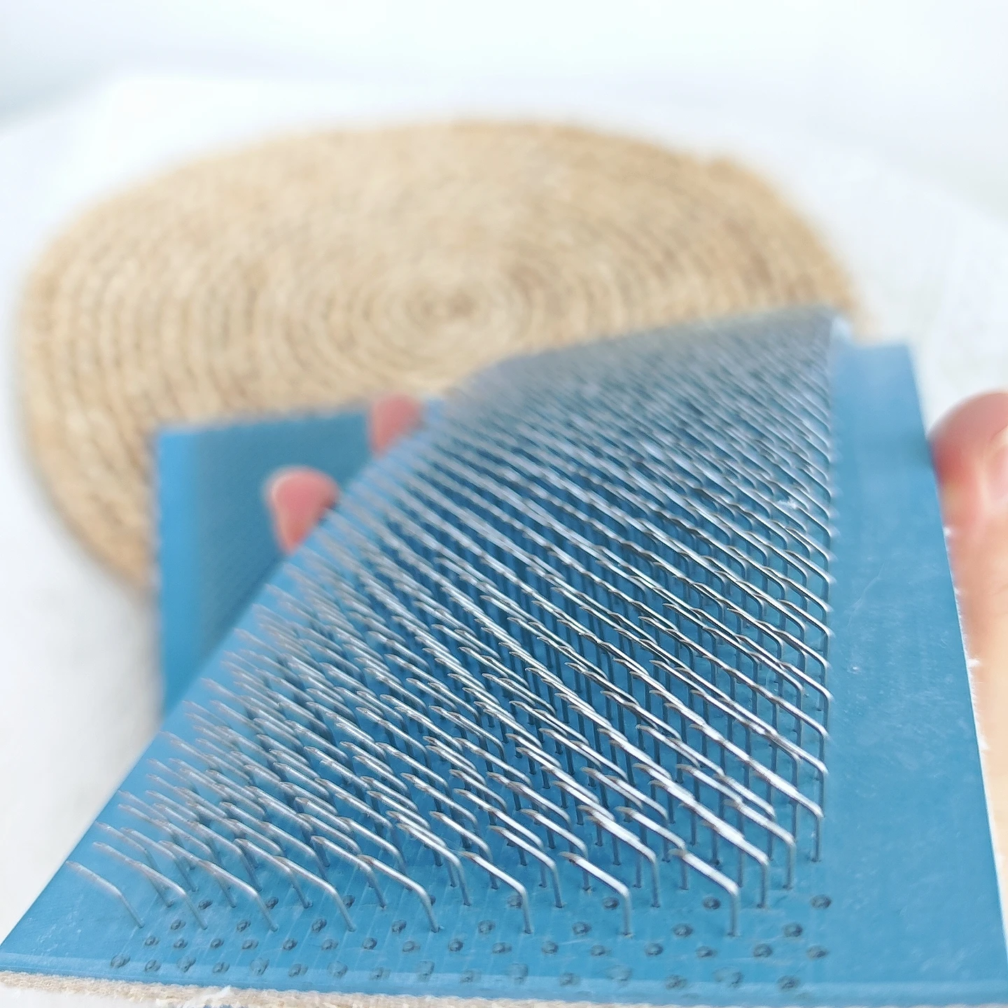 

27X9CM Drawing Mat Hair Holder Hair Hackle For Wig Making use Drawing Card with curved needle For Hair Extension Tools
