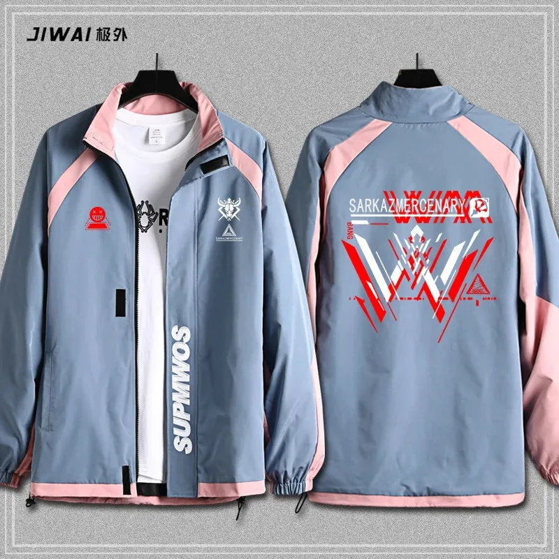 

CyFashion Arknights W Cosplay Costume W Operator Long sleeve jacket coat Game clothes Unisex Hoodie Zipper Hooded Sweatshirt sui