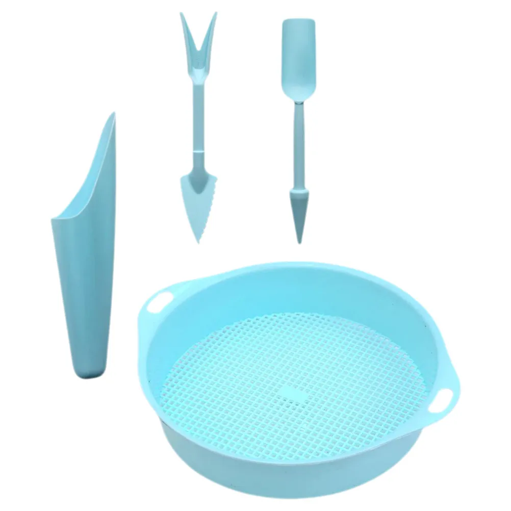 Mini Succulent Planting Tool Set – 5-Piece Garden Shovels, Soil Sifter & Transplanting Tools for Home Gardening