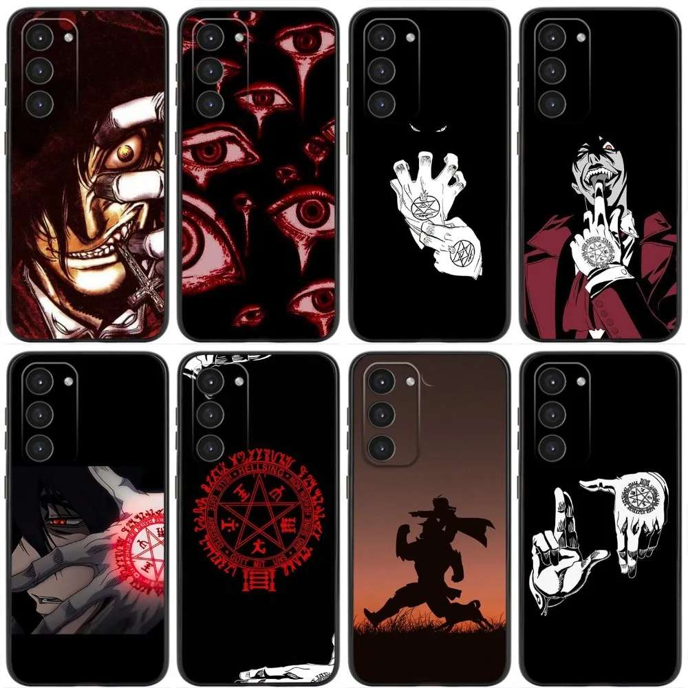 H-Hellsing A-Alucard  Phone Case For Samsung Galaxy A20,A21s,A22,A31,A32,A52,A53,A72,73,A80,A91 Soft Black Cover