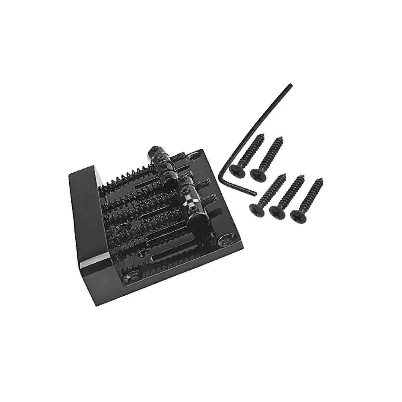 

Golden 4 String Bass Bridge with Wrench Screws for Electric Bass Guitar