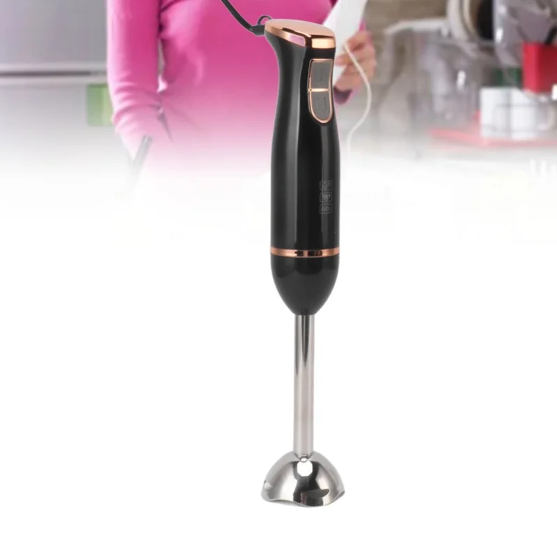 

Погружной ручной блендер, 400 Вт, мощный многоцелевой миксер с легким управлением и лезвием из нержавеющей стали для детского питания