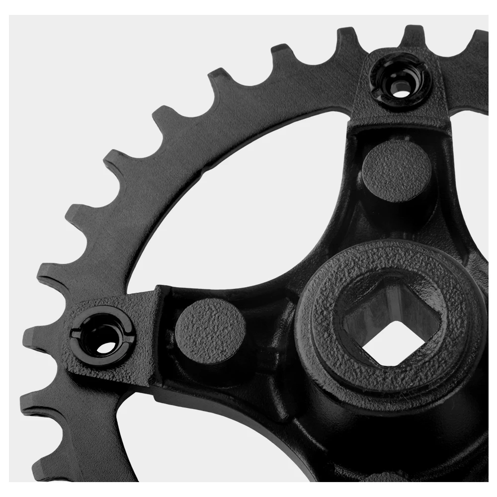 Prowheel MTB Kurbelgarnitur 170 175mm Mountainbike Vierkantloch-Kurbelsatz 32T-52T 104BCD Narrow Wide Kettenblatt Fatbike Kettenrad – Detail 15
