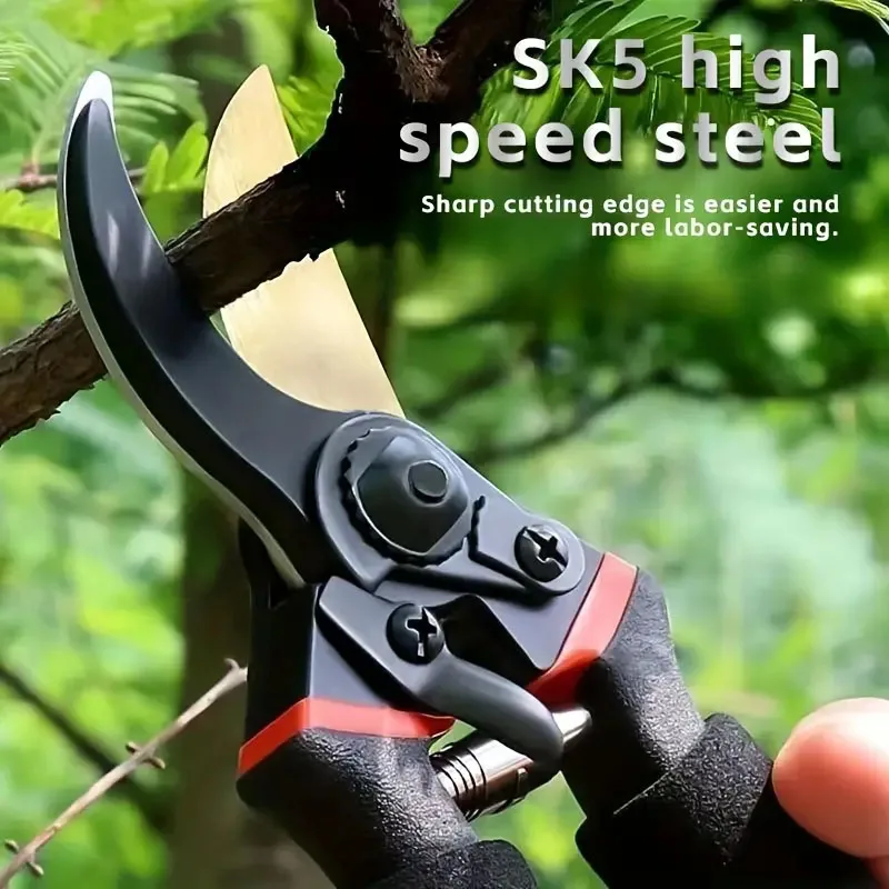 Garden Pruning Shears Plant Trim Horticulture Hand Pruner Shrub Garden Scissor Orchard Branch Shear Professional Pruning Tools