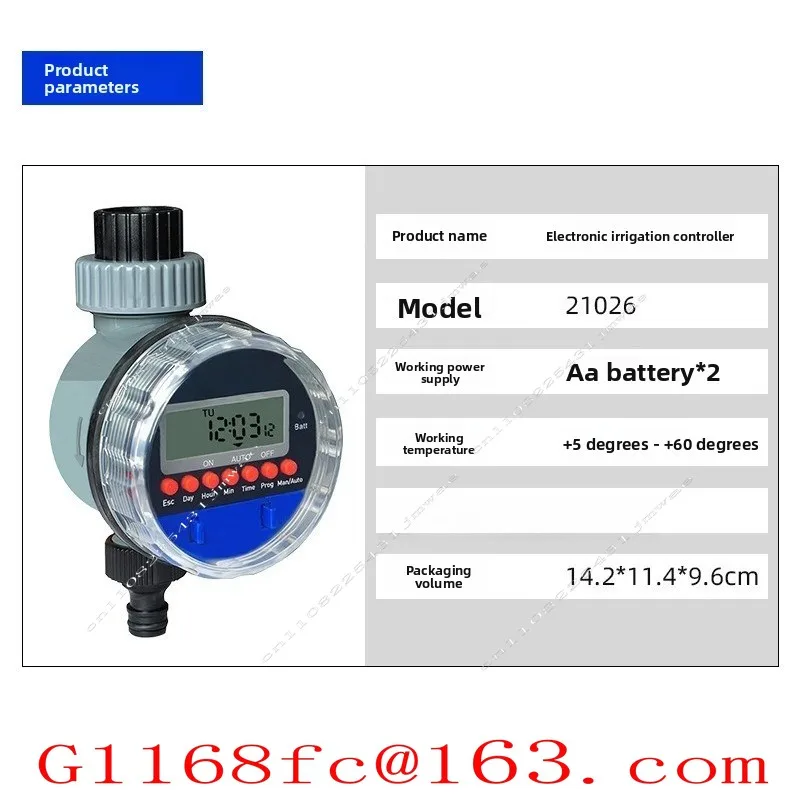 4/6 Minute Ball Valve Automatic Irrigation Controller, Courtyard Lawn Watering Timer Parts