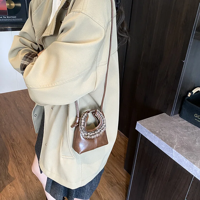 الرجعية منقوشة الأطفال حقائب كتف صغيرة مخلب خفيفة الوزن طفل الفتيات حقائب اليد الصغيرة محفظة نسائية للعملات المعدنية بولي PU حقيبة كروسبودي الملحقات