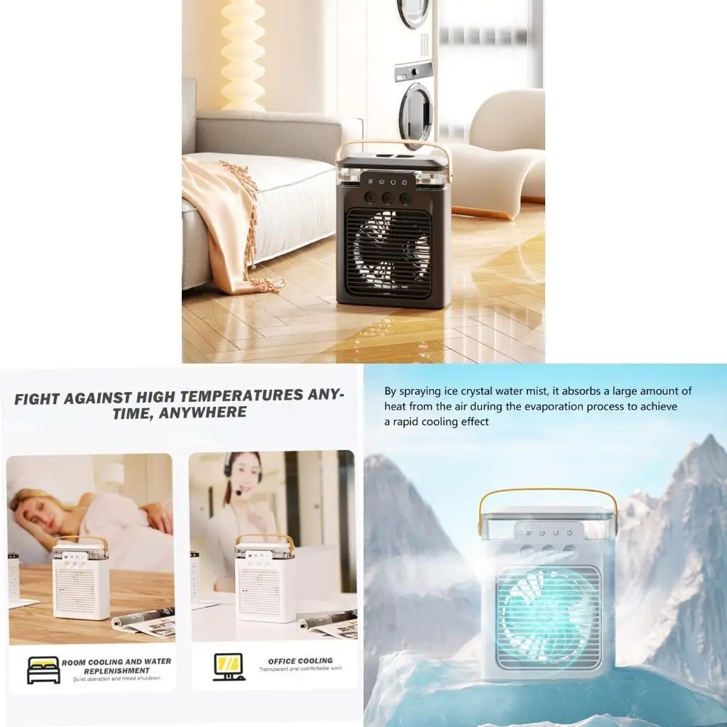 

19qe настольный охлаждающий вентилятор ABS Текстура низкая скорость 3 скорости для собственного охлаждения в небольшом