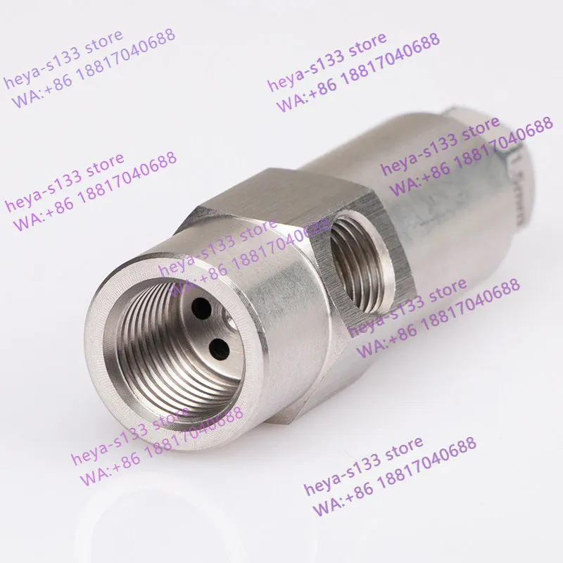0.5/1/1.5mm bore size, air atomization nozzle stainless steel, siphon dust removal spray head