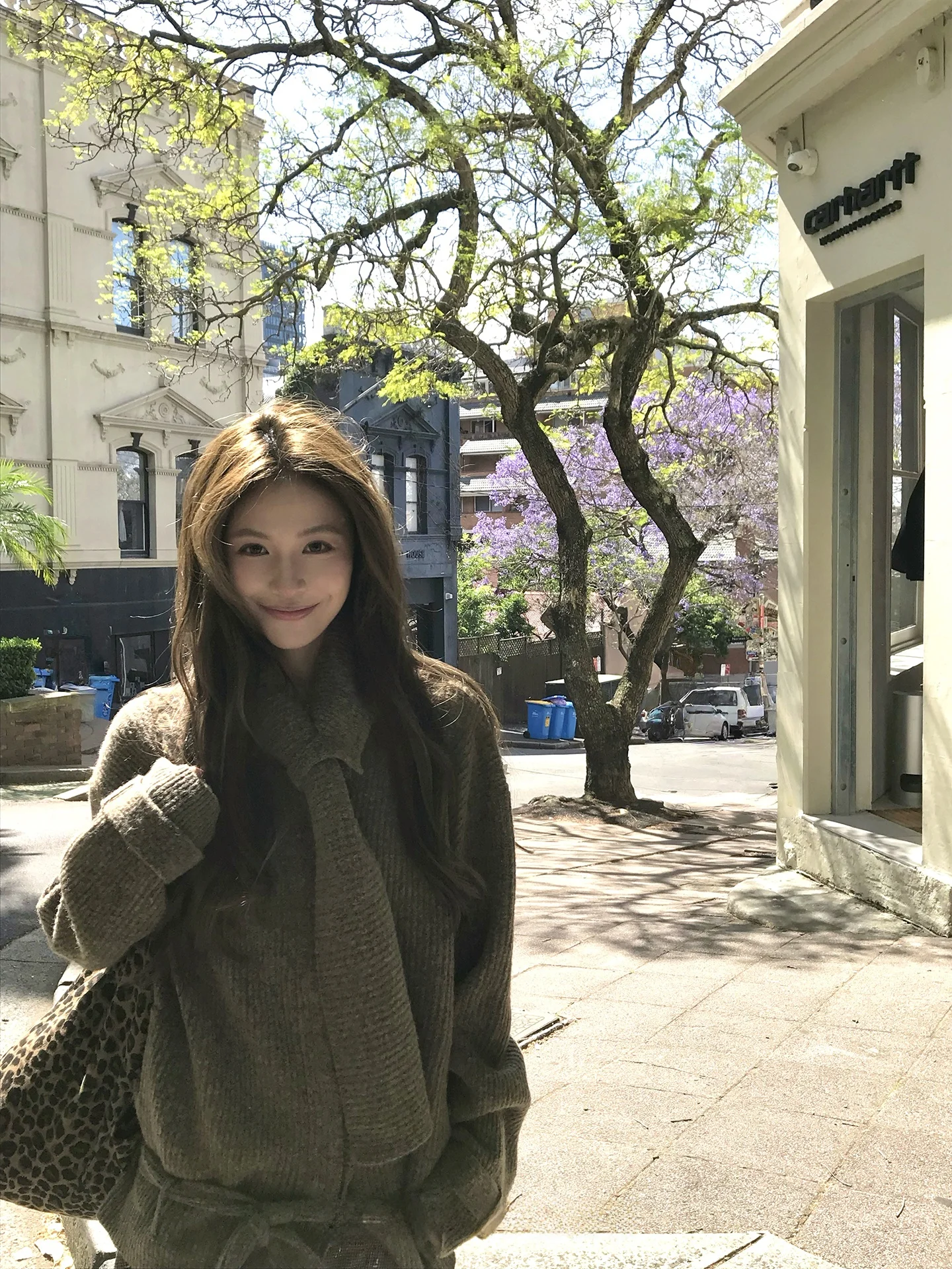 

Теплый шерстяной свитер с цветочным узором от Obliviate: эксклюзивный женский кардиган с флисовой подкладкой для повседневной носки