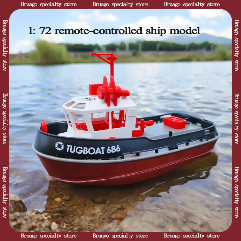 

1: 72 лодка с дистанционным управлением «сделай сам», долгая выносливость, в качестве буксирной лодки 2,4 ГГц, электрическая лодка с дистанционным управлением, модель, детская игрушка, подарок для мальчика