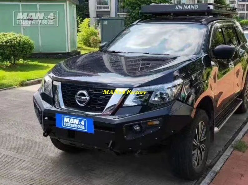 المصد الأمامي MANx4 Steel Bull Bar لسيارة Nissan Terra Xterra 2018+ #3