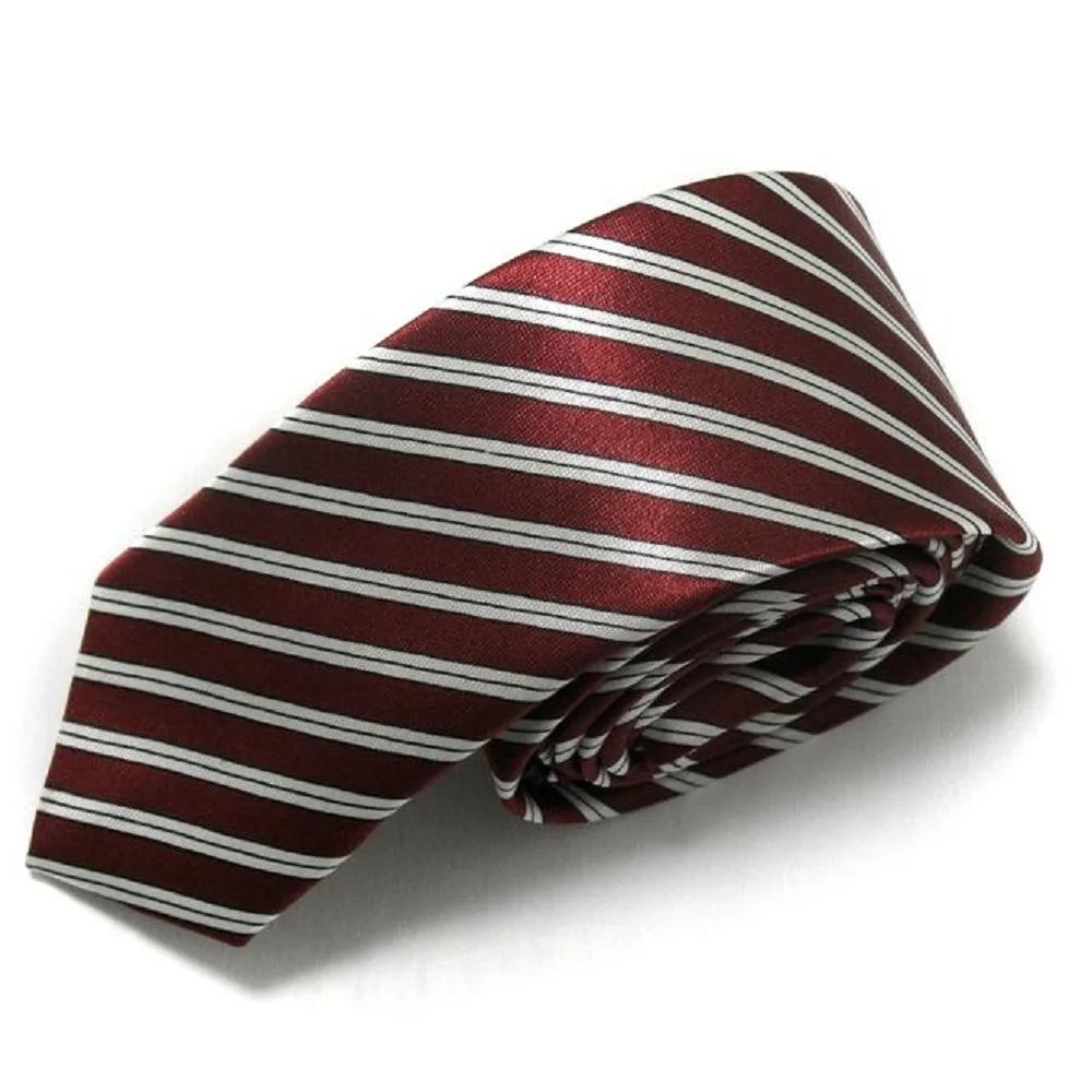 HOOYI leopar baskı kravat ince bağları adam parti polyester kravatlar 5cm 2019 hediye