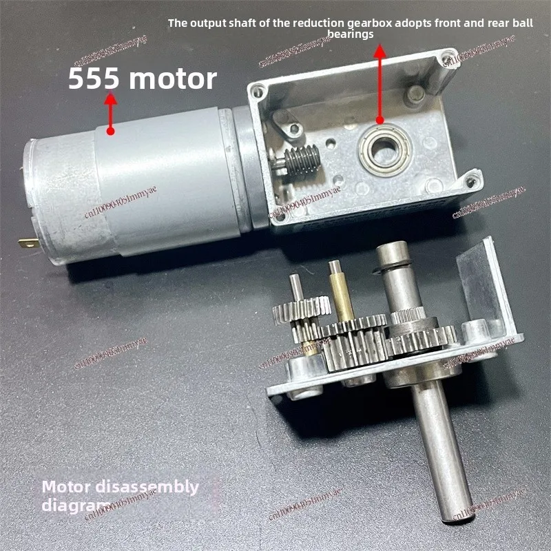 Deceleration motor 24 volt turbo rod deceleration motor