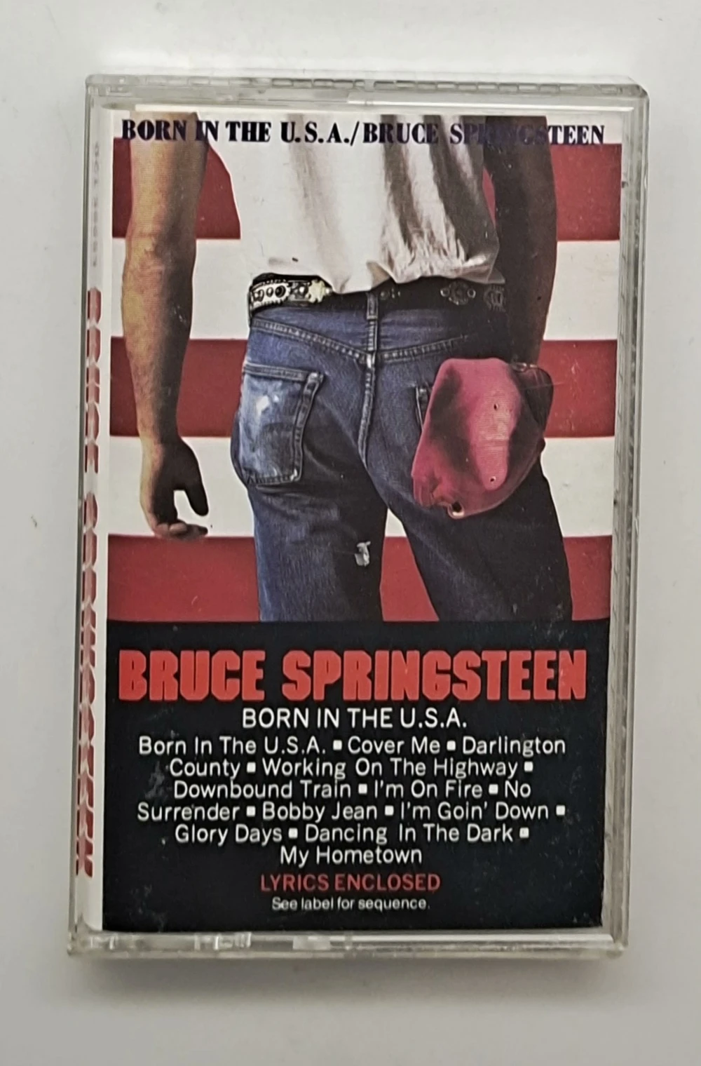 

Rock Bruce Springsteen Music Tape Born In The U.S.A. Album Cover Me Cassettes Cosplay Walkman Car Recorder Soundtracks Box Gift