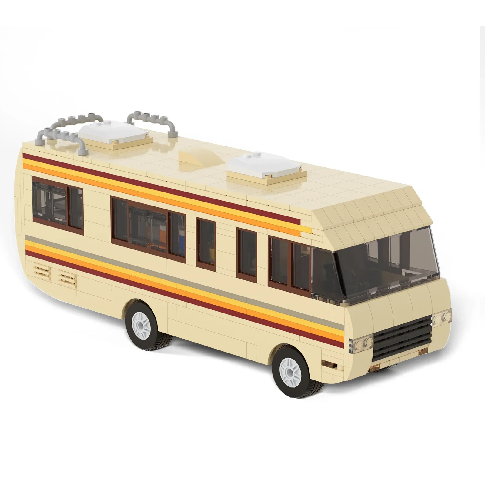 

Breaking Bad Moc New Pinkman Cooking Lab RV Car Building Blocks Set Walter White Van Vehicle Toy For Children Birthday Gift