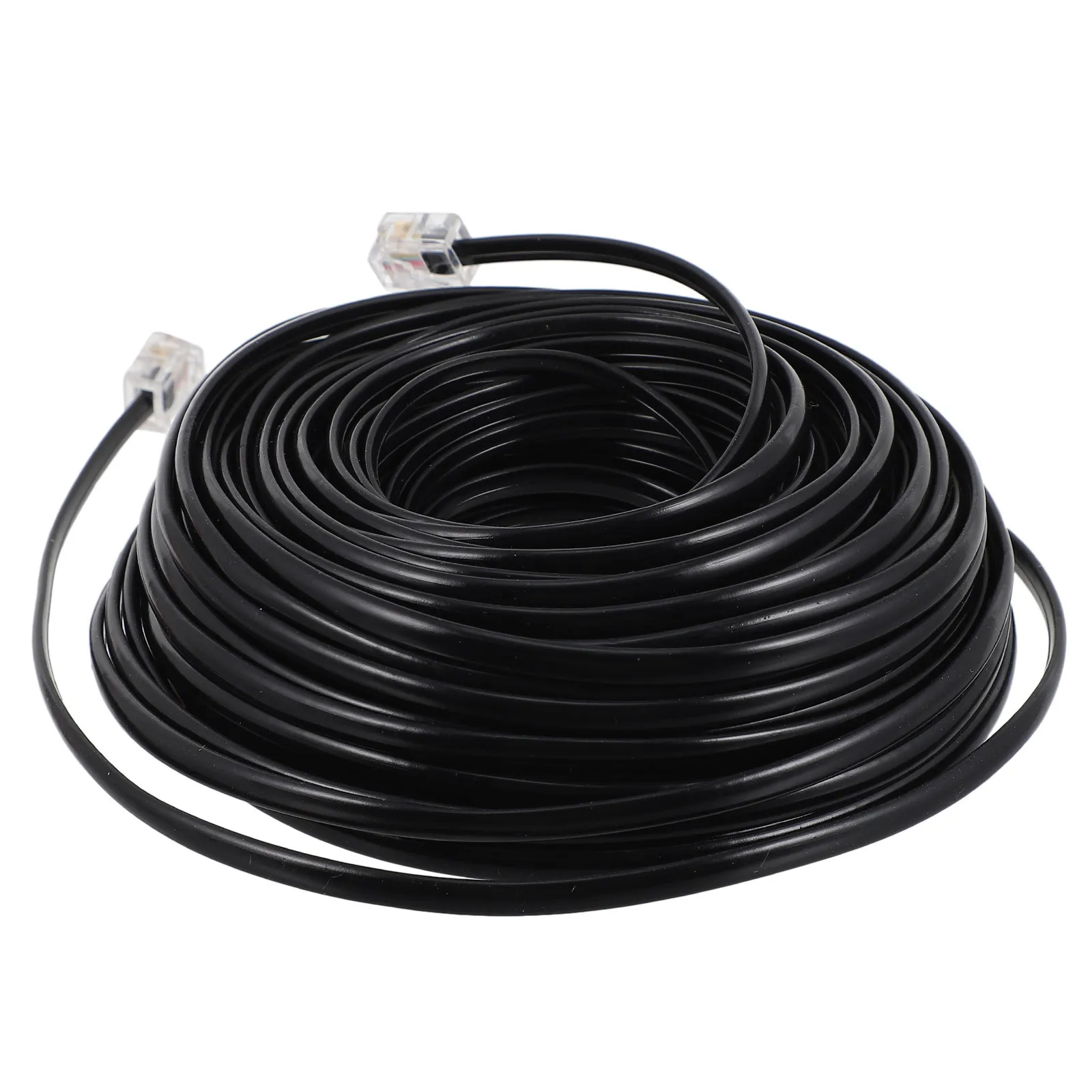 Phone Extension Cable Telephone Line Rj11 Plug Cord for Home Office Landline Wire Long Distance Communication Telephone Cable