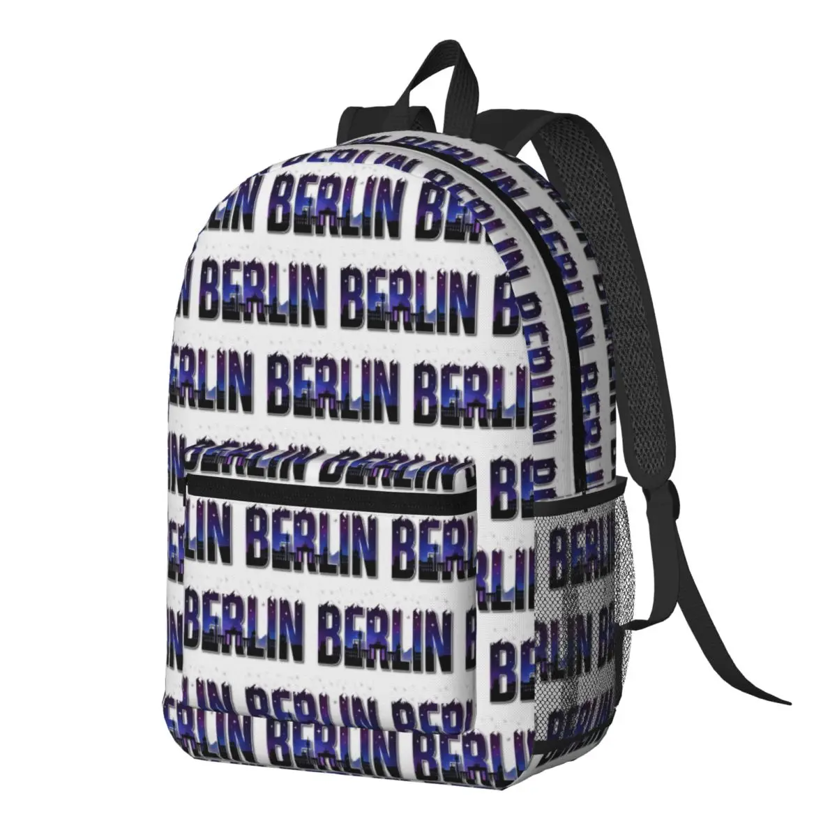 

Berlin Germany Backpack Daypack Large Capacity Children BookBag School Bag Shoulder Bags for Men Women