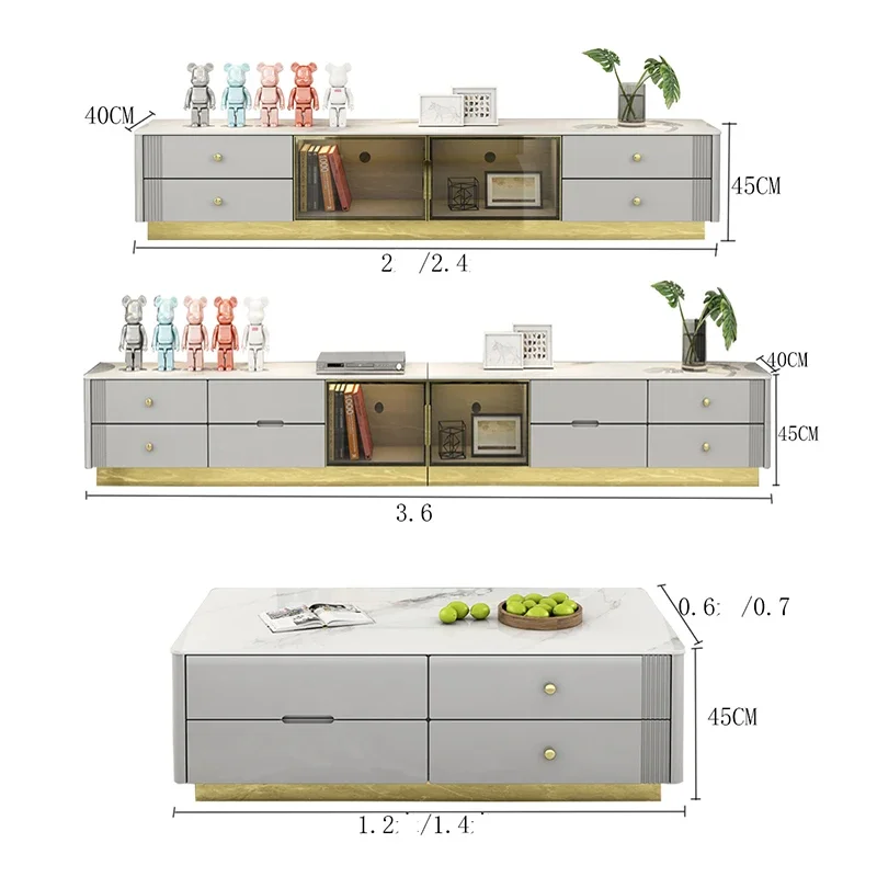 Ruang tamu TV dekorasi dudukan Modern Lemari furnitur pusat hiburan Salon Estetika Mueble Para Tv mewah Nordic JGY