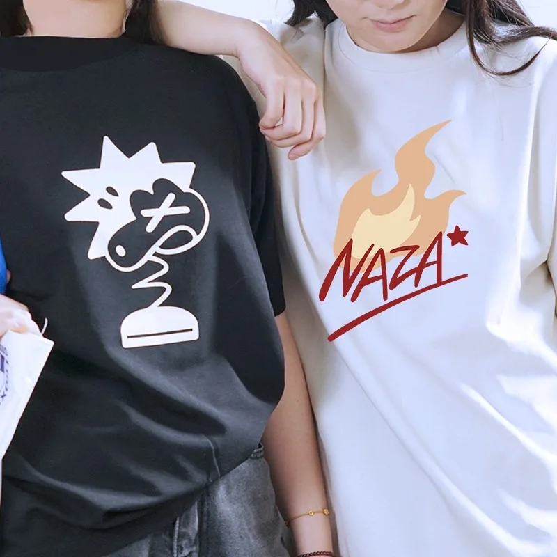 

Luo Xiaohei's War Chronicles Nezha Unlimited Same Style 3D Printed Short Sleeve T-shirt Loose Half Sleeve Quick Drying Clothes