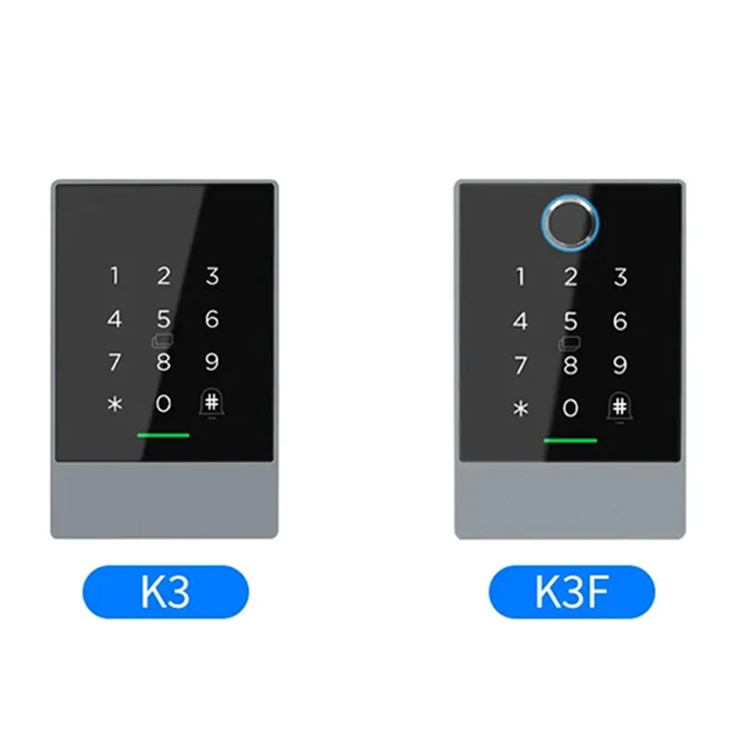 NDavid Tag-Capteur d'état de porte à empreintes digitales Ttlock, système d'accès de porte Rfid, NipGateway, application pour téléphone intelligent, 13.56Mhz, K3F, mortaise