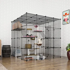 سياج الأليفة الشبكي الحديدي ، يمكن دمجها بحرية ، القط ، ، الهامستر ، الأرنب ، DIY أعلى 6 سياج مبيعات للأرانب - No4