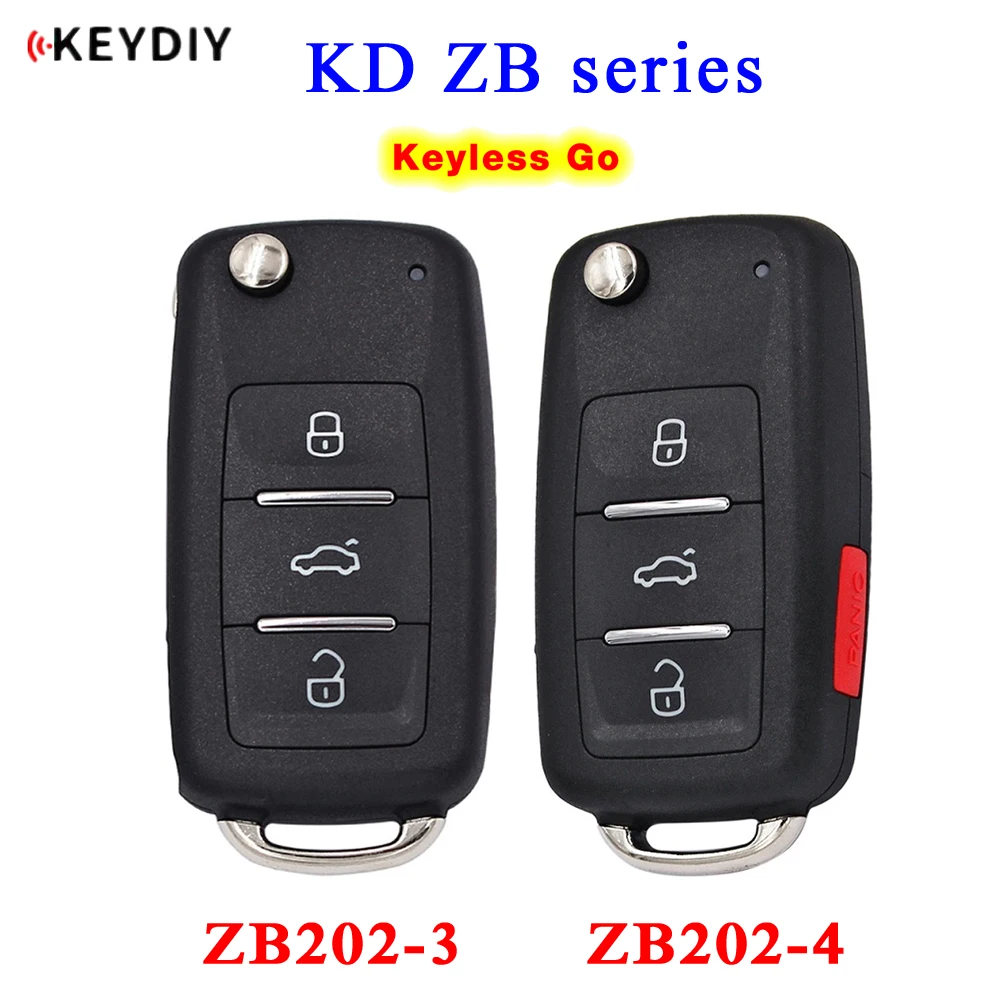 KEYDIY New Type ZB202-3 Multi-functional ZB Remote B5 Type 202AJ Smart Car Key for KD-X2