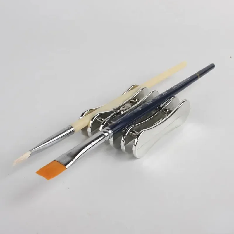 Płaskie pędzle do malowania - Stojak na pędzle - 009 Plastikowy uchwyt na pędzle modelarskie: Odpowiedni do budowy modeli militarnych i akcesoriów do majsterkowania