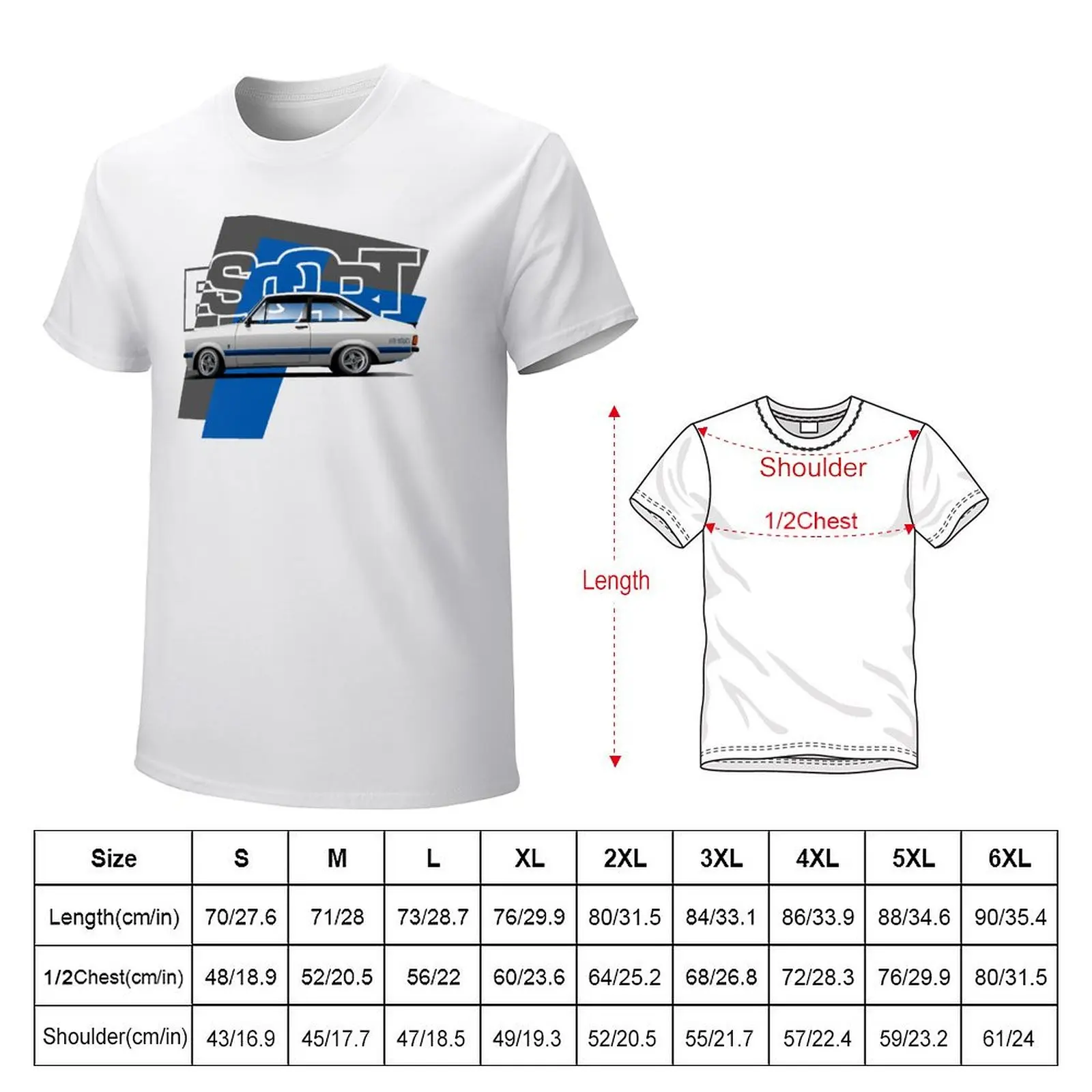 RS 1800 Mk2 Escort T-Shirt shirts graphic tees quick drying boys whites t shirt for men