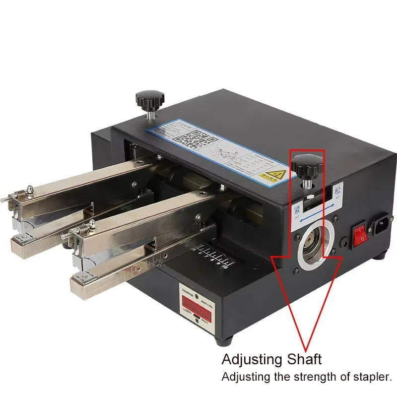 NO.10 آلة تجليد الكتب الكهربائية الذكية للمكتب ذات الرأس المزدوج