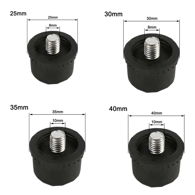 1 PC Rubber Hammer Head 25/30/35/40mm Double Faced Work Rubber Beads Hammer Replaceable Hammer Head Nylon Head Mallet Tools