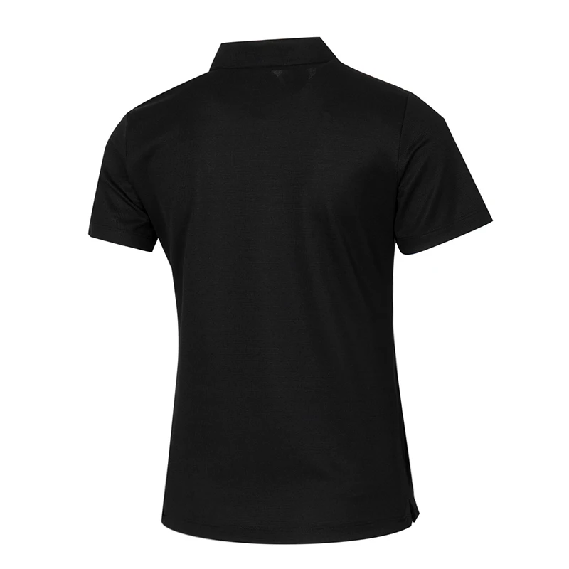 Skechers المرأة قصيرة الأكمام قميص بولو الرياضة محبوك مريحة للتنفس موضة التلبيب تي شيرت P224W161-03K8