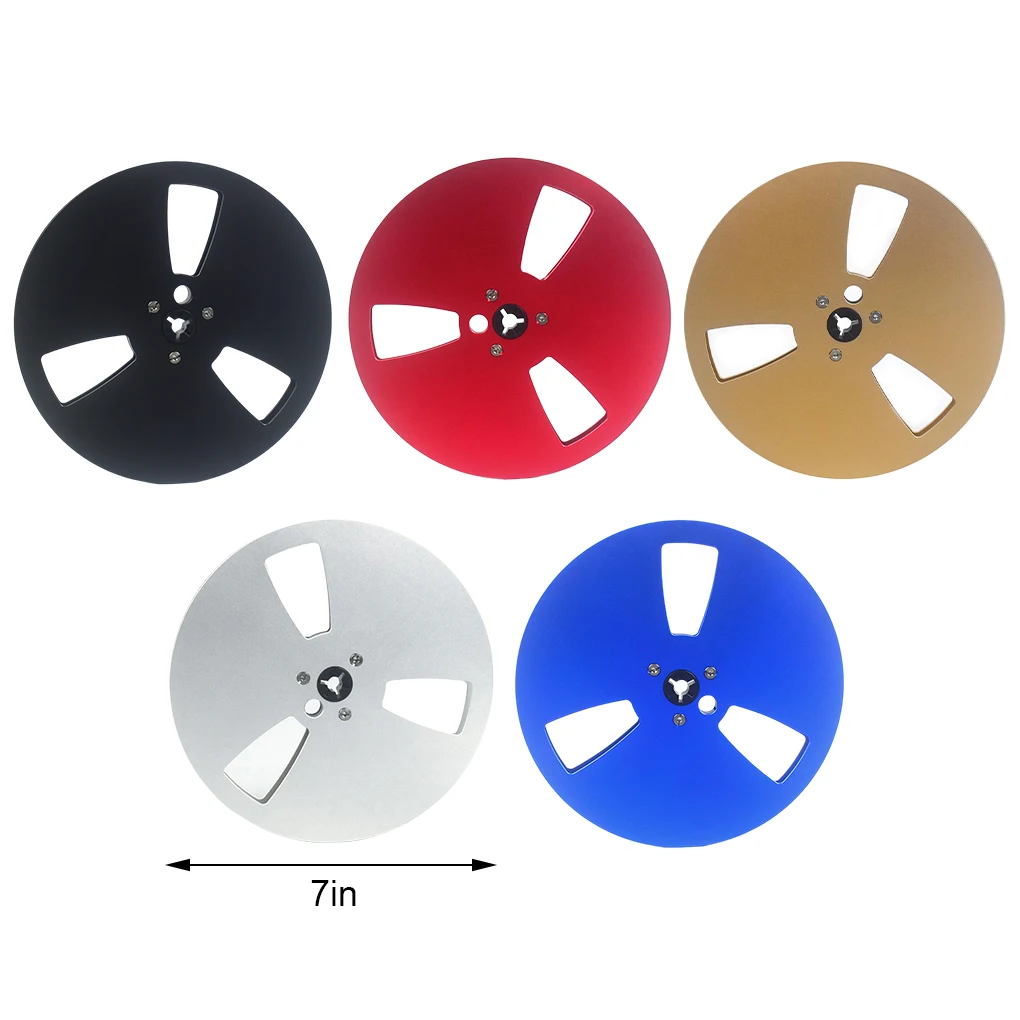 Anti-Bending Aluminum Tape Reel With 3 Holes For Reel To Reel Machine Replacing Damaged Reel