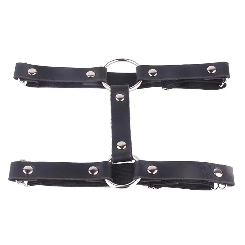 Korean Japanese Thigh Garter Belt - Sexy PU Wide Band Leg Chain for Women Fashion Cute Girly Strap Accessory