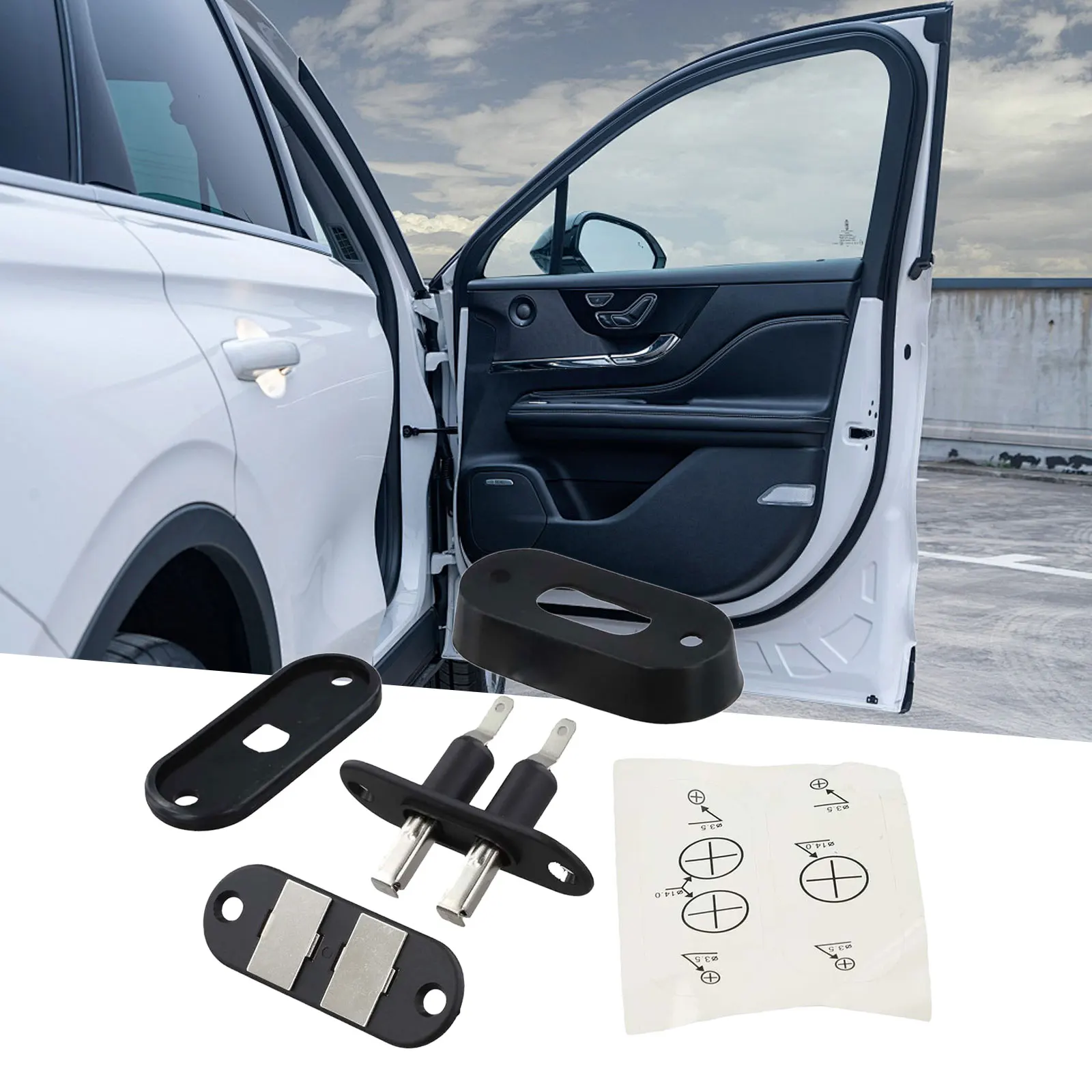 

Контактный переключатель замка раздвижной двери автомобиля для двигателей центрального замка, предназначенный для рамы раздвижной двери и заднего двери