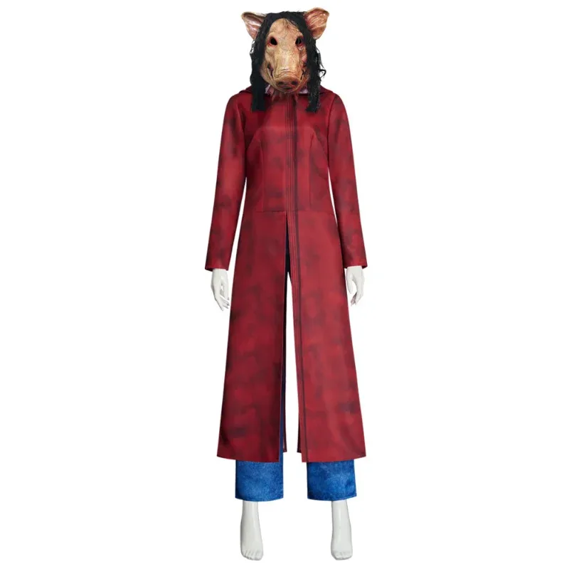 

Saw Amanda Young Cosplay Costumes Game Dead Daylight Killer The Pig Role Play Uniform Halloween Carnival Party Outfit For Women