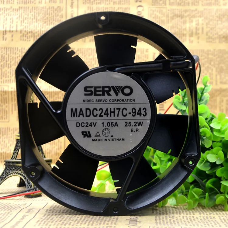 ORIGINAL MADC24H7C-943 DC 24V 1.05A 25.2W 17CM COOLING FAN