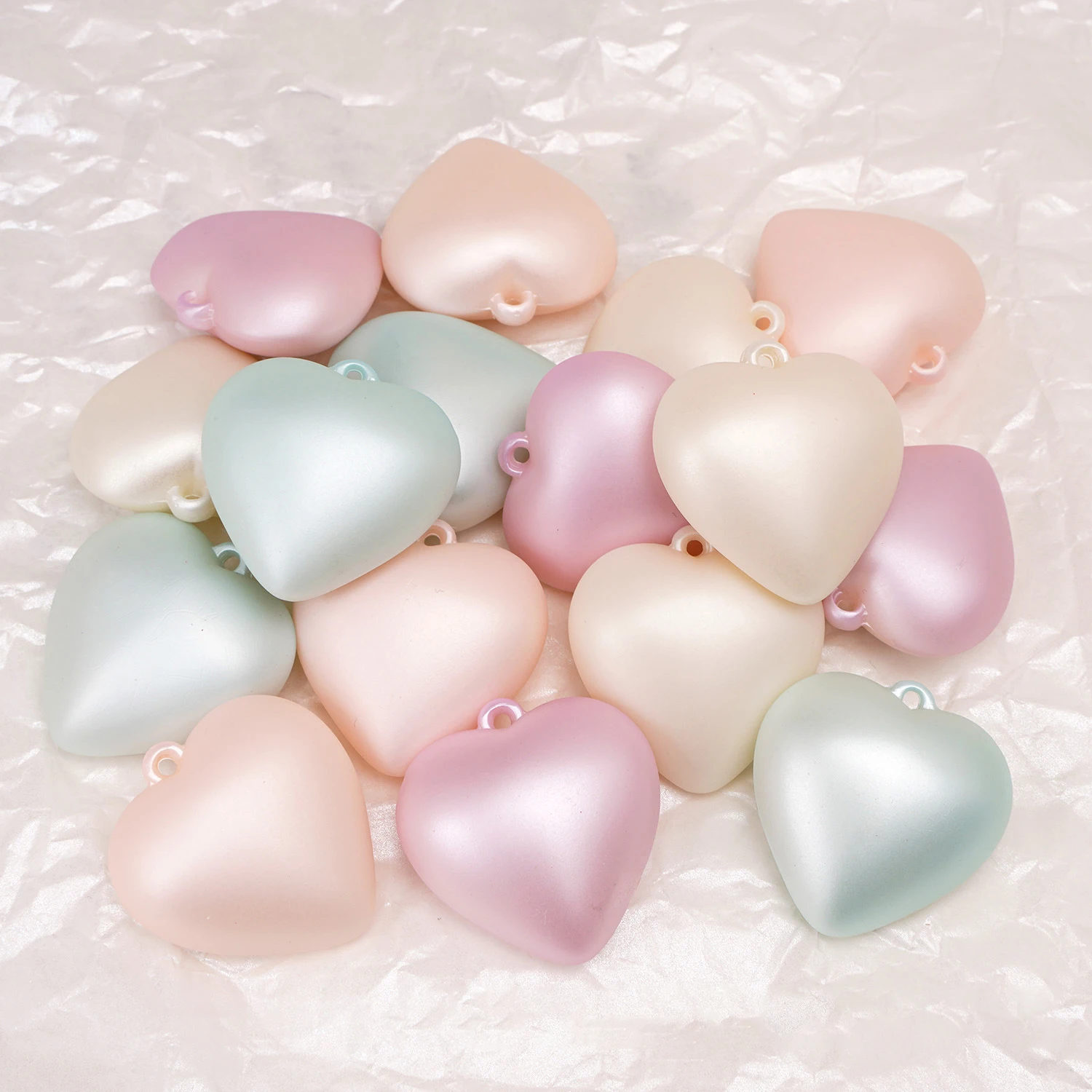 

2 шт. 42x44 мм милые многоцветные акриловые 3D подвески в форме сердца для DIY брелок для телефона цепочка материалы для изготовления ювелирных изделий